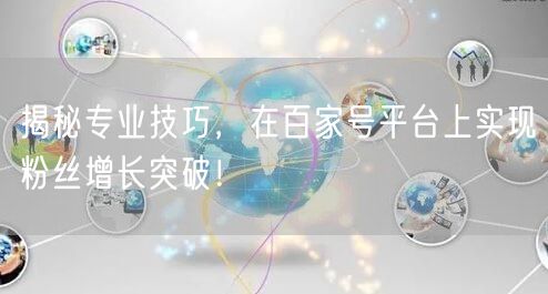 揭秘专业技巧，在百家号平台上实现粉丝增长