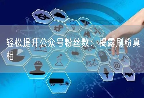 轻松提升公众号粉丝数：揭露刷粉真相